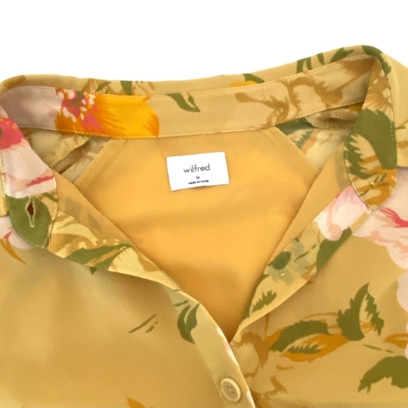 Aritzia Wilfred Henrietta Floral Blouse - Picture 5 of 6